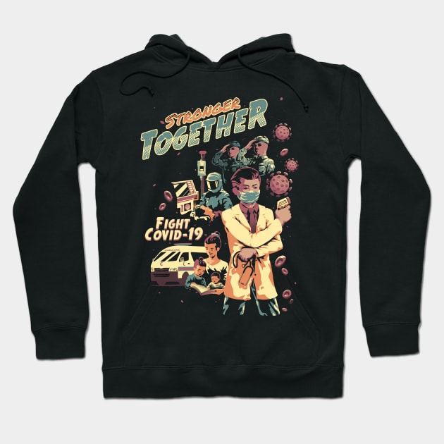 Stronger Together Hoodie by zeroaxis